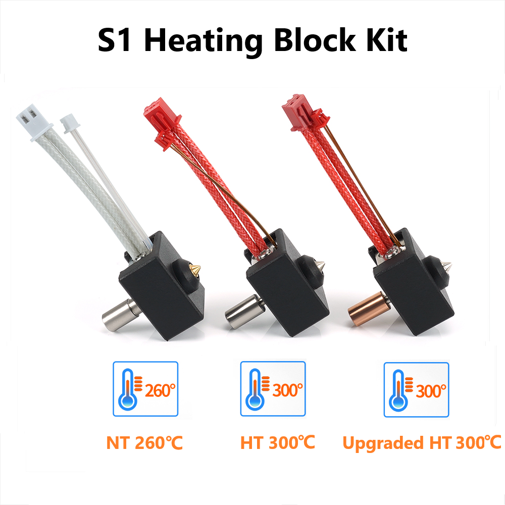 3D Printer Hotend Kit - Zestaw bloku grzejnego Ender-3 S1, zestaw