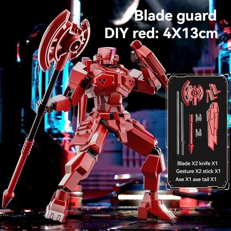 3D Printing Robot - Wielo-złączeniowy Robot Wojownik z Ostrzem, Model