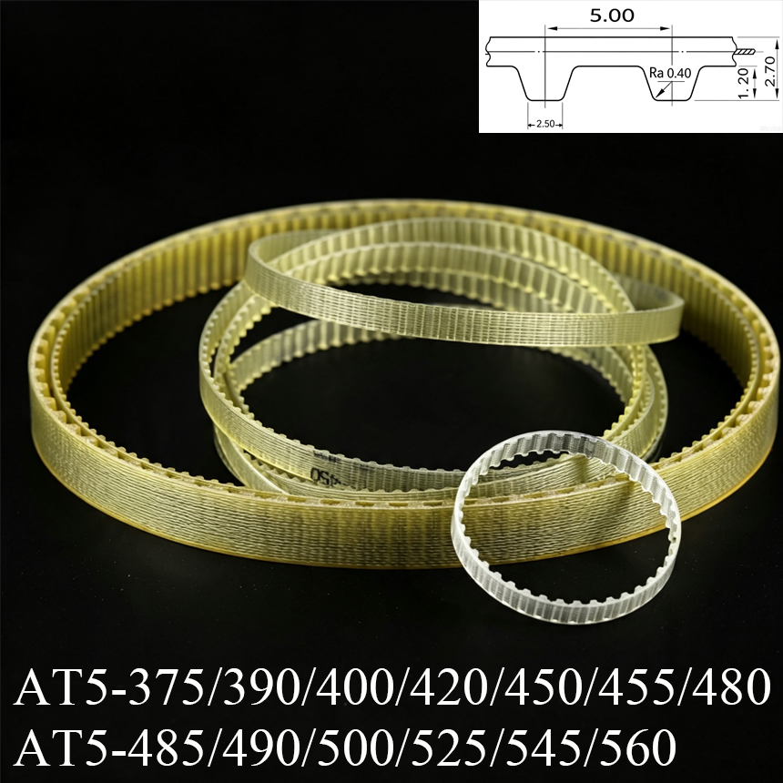 Timing Belt - AT5-375/390/400/420/450/455/480/485/490/500/525/545/560 Pasek synchroniczny zębaty trapezowy z