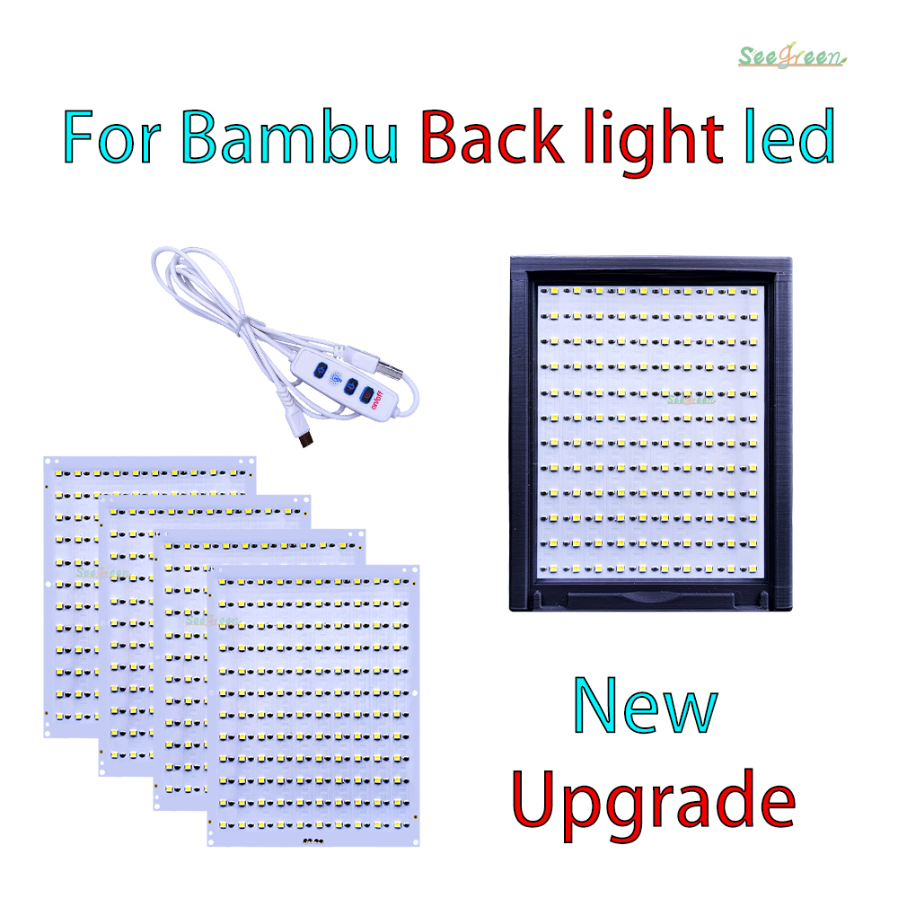 3D Printing Foto - Panel LED Lithophane Bambu Lab CMYK