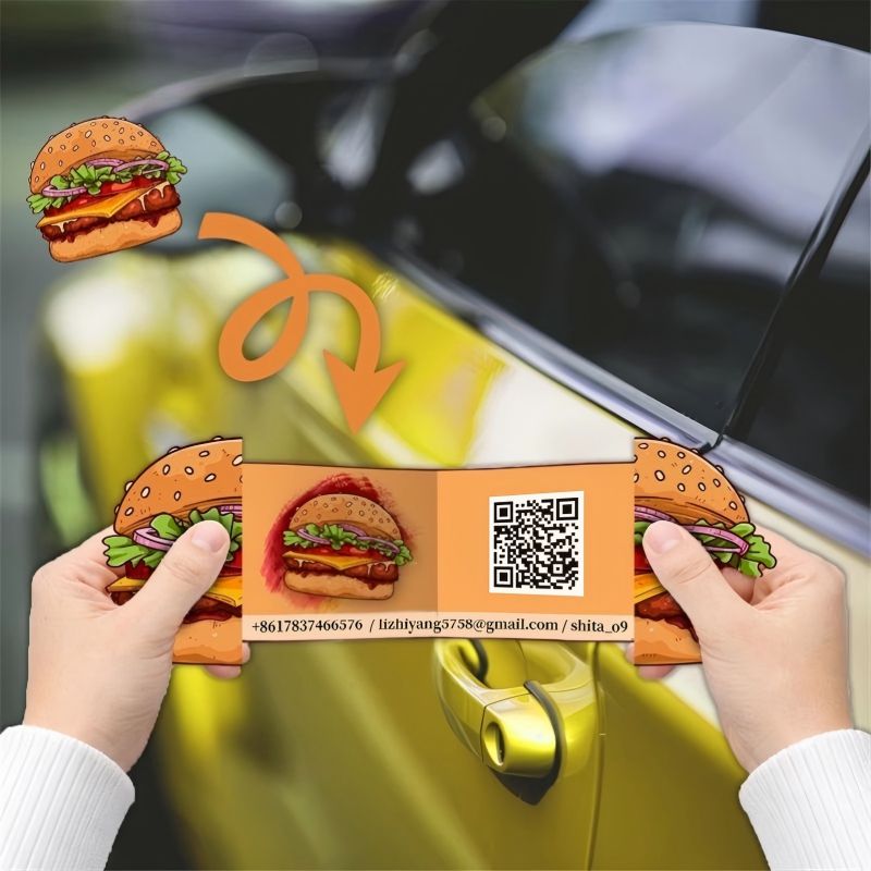 3D Printing Qr Codes - Szablon wizytówki 3D typu pop-up z