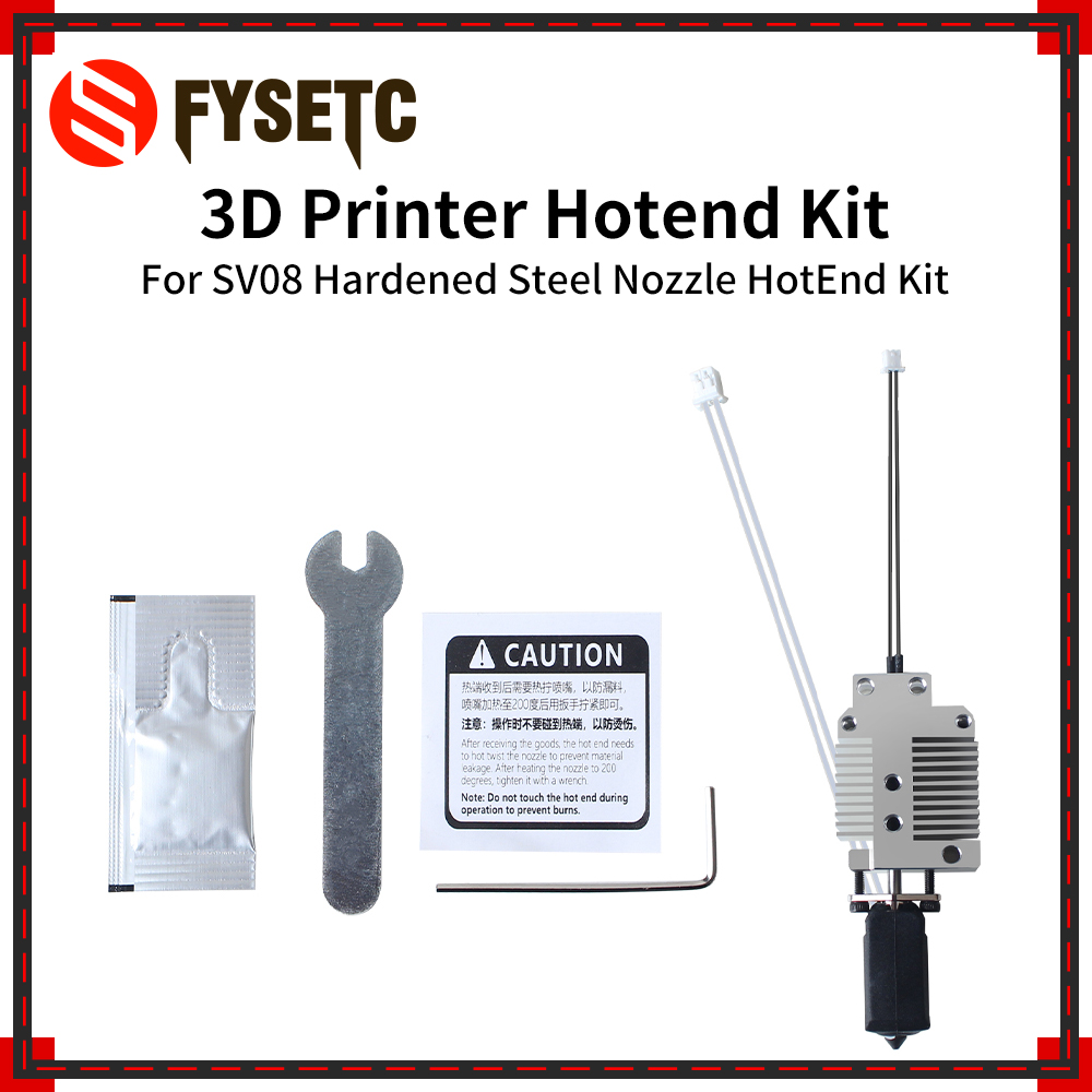 3D Printer Hotend Kit - Zestaw HotEnd z ulepszoną dyszą ze