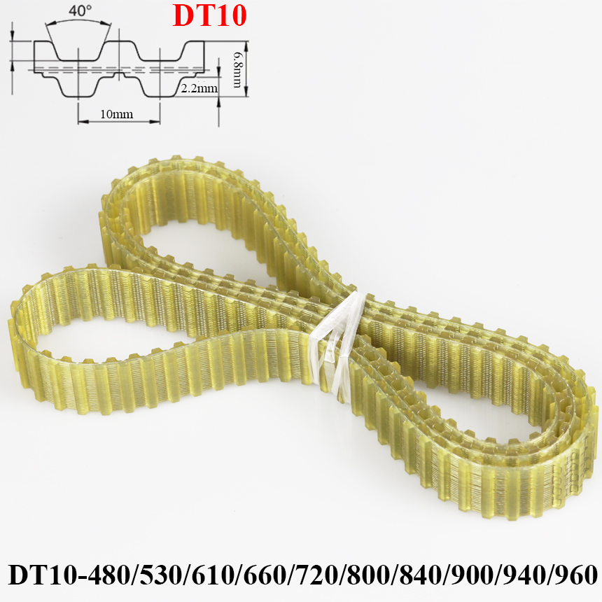 Timing Belt - DT10-480/530/610/660/720/800/840/900/940/960 Pasek rozrządu synchroniczny zębaty trapezowy