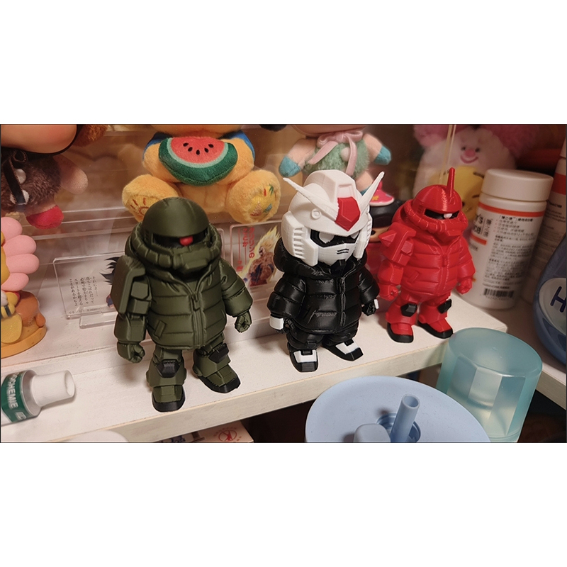 Enclosure 3D Printing - Model Yige Q Version Zaku Rx-0,