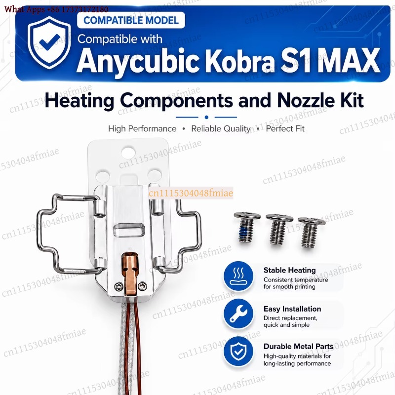 3D Printer Hotend Kit - Zestaw dyszy grzewczej Anycubic Kobra S1