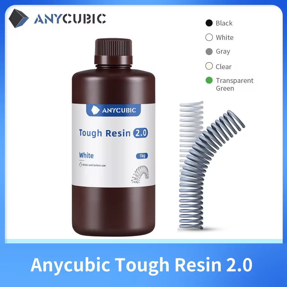 3D Printing Uv Resin - Anycubic Elastyczna, wytrzymała żywica 2.0 LCD