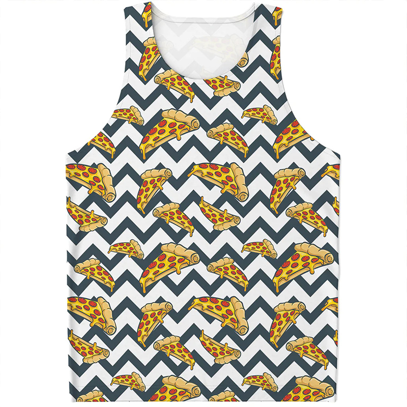 Cute Pepperoni Pizza Tank Top  – 3D Printing In Food recenzja i cena