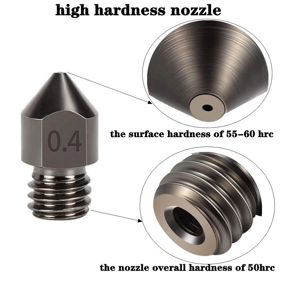 Dysza ze superwytrzymałej stal – 3D Printer Hotend Kit recenzja i cena