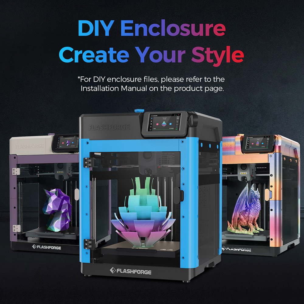 Zestaw paneli FLASHFORGE do ze – Enclosure 3D Printing recenzja i cena