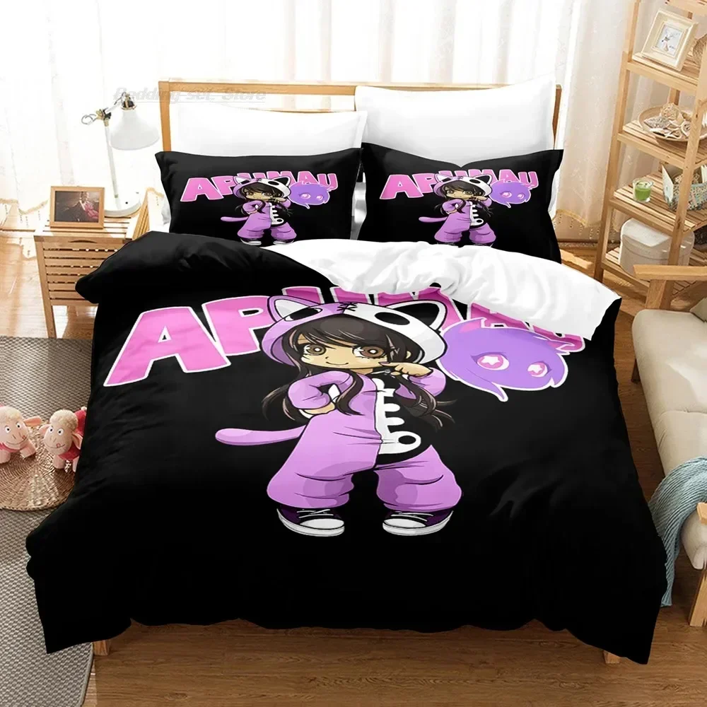 Zestaw pościeli Aphmau, w tym  – 3D Printing Aliexpress recenzja i cena