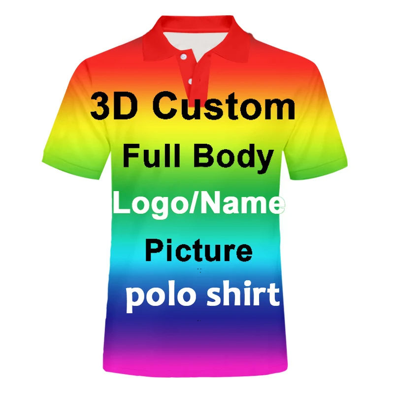Męska koszulka polo z krótkim  – 3D Printing Foto recenzja i cena