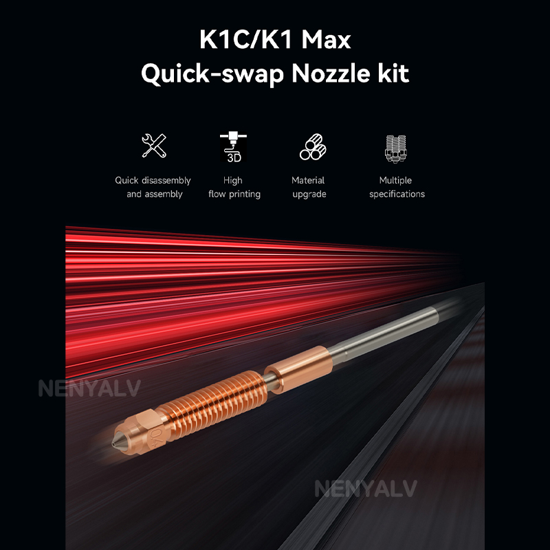 Ulepszona dysza K1C K1 Max/Cre – Ender 3 Upgrade Kit recenzja i cena
