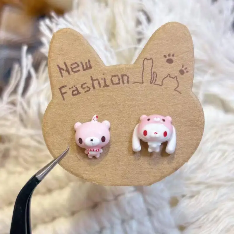 Kolczyki wkrętki Gloomy Bear – – 3D Printing Earrings recenzja i cena