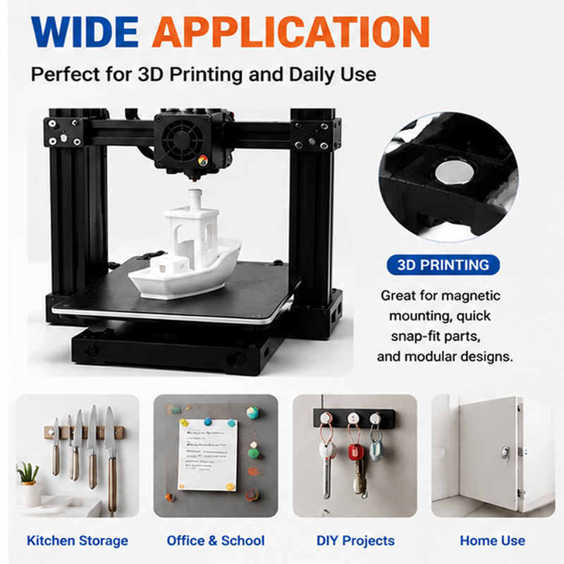 Zestaw magnesów do druku 3D, 2 – Enclosure 3D Printing recenzja i cena