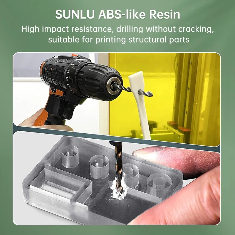 SUNLU 3KG Żywica typu ABS-Like – 3D Printing Uv Resin recenzja i cena
