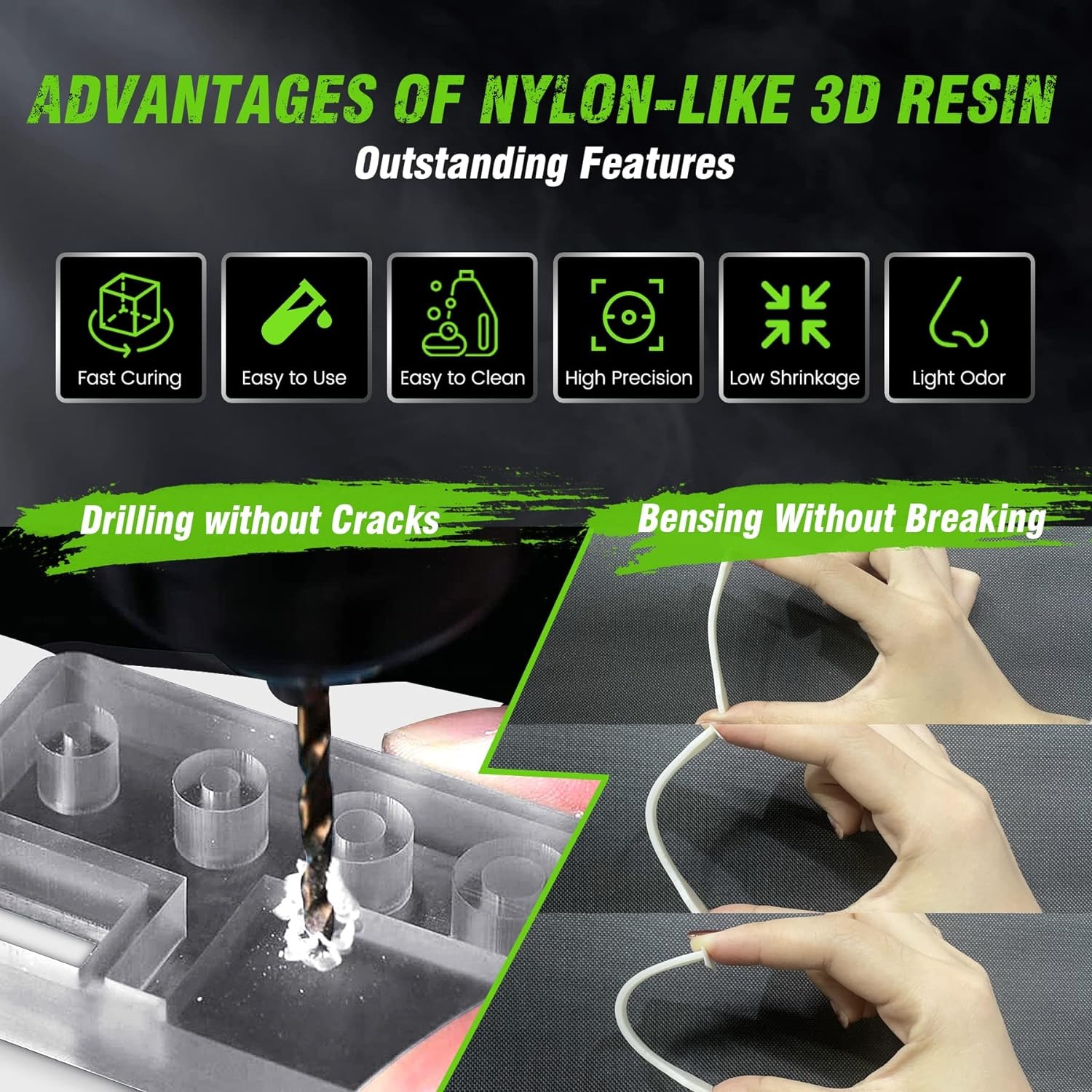 SUNLU 3KG Żywica typu ABS-Like – 3D Printing Uv Resin recenzja i cena